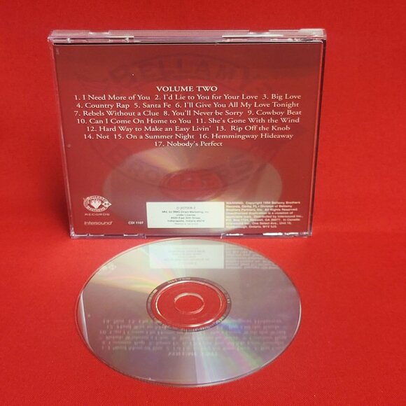 Bellamy Brothers Let Your Love Flow 20 Years of Hits Volume Two CD 1994 Signed - Picture 8 of 8